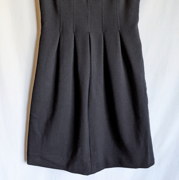 J. Crew Black Exposed Zipper Scuba Knit Midi Dress - Picture 4 of 13